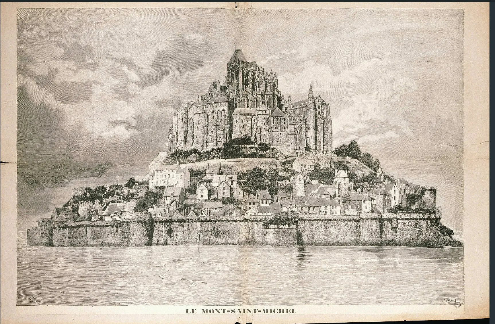 Mont-Saint-Michel Construction